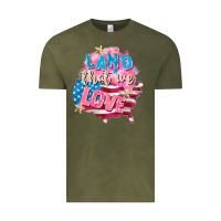 Vintage Olive Merica leopard lightning bolt Vintage Tee - FaDigitalArtStudio