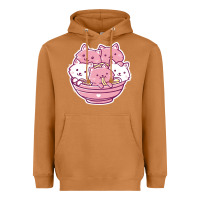 Meerkat kawaii cat ramen   cute gift Heavyweight Hoodie - linhVisuals