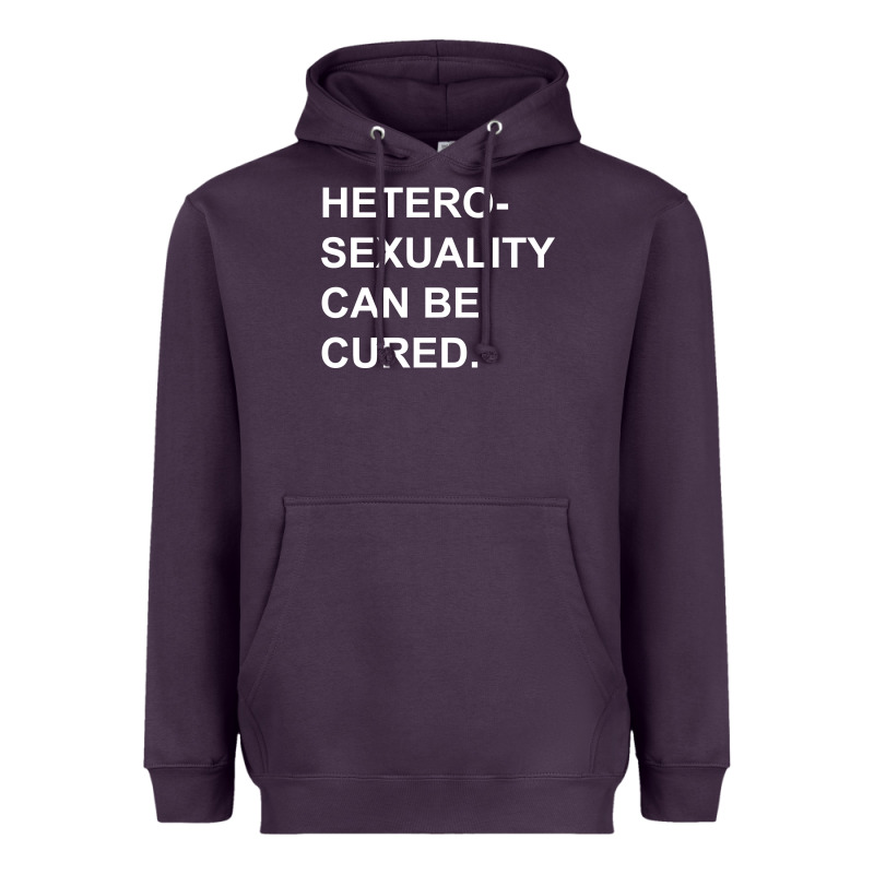 Newheterosexuality Can Be Cured Heavyweight Hoodie by linhVisuals | Teevron