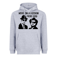 Heather Grey Elwood & Jake Heavyweight Hoodie - linhVisuals