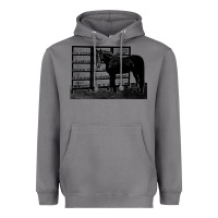 Storm beautiful jim key  performing horse Heavyweight Hoodie - linhVisuals