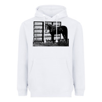 White beautiful jim key  performing horse Heavyweight Hoodie - linhVisuals