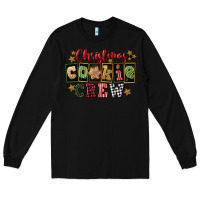 Black Christmas cookie crew Long Sleeve Tee - FaDigitalArtStudio
