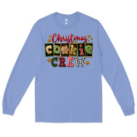 Colony Blue Christmas cookie crew Long Sleeve Tee - FaDigitalArtStudio