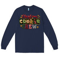 Navy Christmas cookie crew Long Sleeve Tee - FaDigitalArtStudio