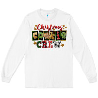White Christmas cookie crew Long Sleeve Tee - FaDigitalArtStudio