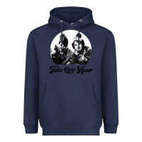 Navy take off hoser Heavyweight Hoodie - linhVisuals