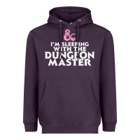 Plum I'm sleeping with the dungeon master Heavyweight Hoodie - linhVisuals