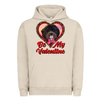 Pigment French Oak be my valentine Urban Hoodie - RanaPortraitStore