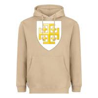 Mushroom arms of the kingdom of jerusalem Heavyweight Hoodie - linhVisuals