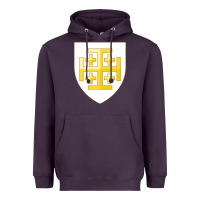 Plum arms of the kingdom of jerusalem Heavyweight Hoodie - linhVisuals