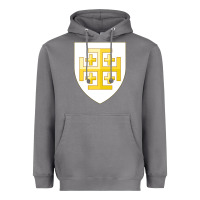 Storm arms of the kingdom of jerusalem Heavyweight Hoodie - linhVisuals