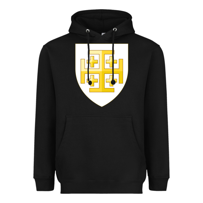 Arms Of The Kingdom Of Jerusalem Heavyweight Hoodie by linhVisuals | Teevron