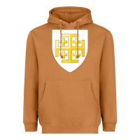Meerkat arms of the kingdom of jerusalem Heavyweight Hoodie - linhVisuals