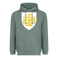 Sage arms of the kingdom of jerusalem Heavyweight Hoodie - linhVisuals