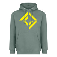 Sage corridor crew Heavyweight Hoodie - linhVisuals
