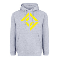 Heather Grey corridor crew Heavyweight Hoodie - linhVisuals