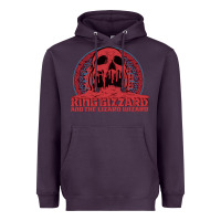 Plum crumbling castle   king gizzard and the lizard wizard Heavyweight Hoodie - linhVisuals