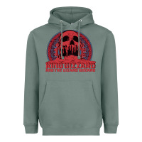 Sage crumbling castle   king gizzard and the lizard wizard Heavyweight Hoodie - linhVisuals