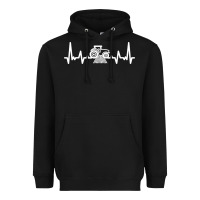 Black tractor Heavyweight Hoodie - linhVisuals