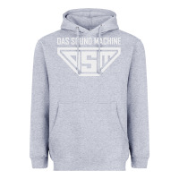 Heather Grey das sound machine Heavyweight Hoodie - linhVisuals