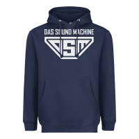 Navy das sound machine Heavyweight Hoodie - linhVisuals