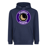 Navy suitable-insomnia-cookies-worn Heavyweight Hoodie - linhVisuals