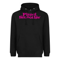 Black suitable-planet-smoothie-worn Heavyweight Hoodie - linhVisuals