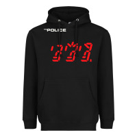 Black the police   ghost in the machine Heavyweight Hoodie - linhVisuals