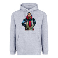 Heather Grey nimsdai purja Heavyweight Hoodie - linhVisuals