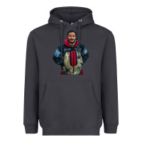 Smoke nimsdai purja Heavyweight Hoodie - linhVisuals