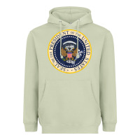 Matcha fake presidential seal Heavyweight Hoodie - linhVisuals