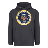 Smoke fake presidential seal Heavyweight Hoodie - linhVisuals