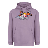 Lavender calvin Heavyweight Hoodie - linhVisuals