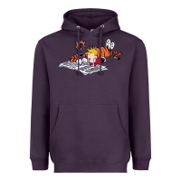 Plum calvin Heavyweight Hoodie - linhVisuals