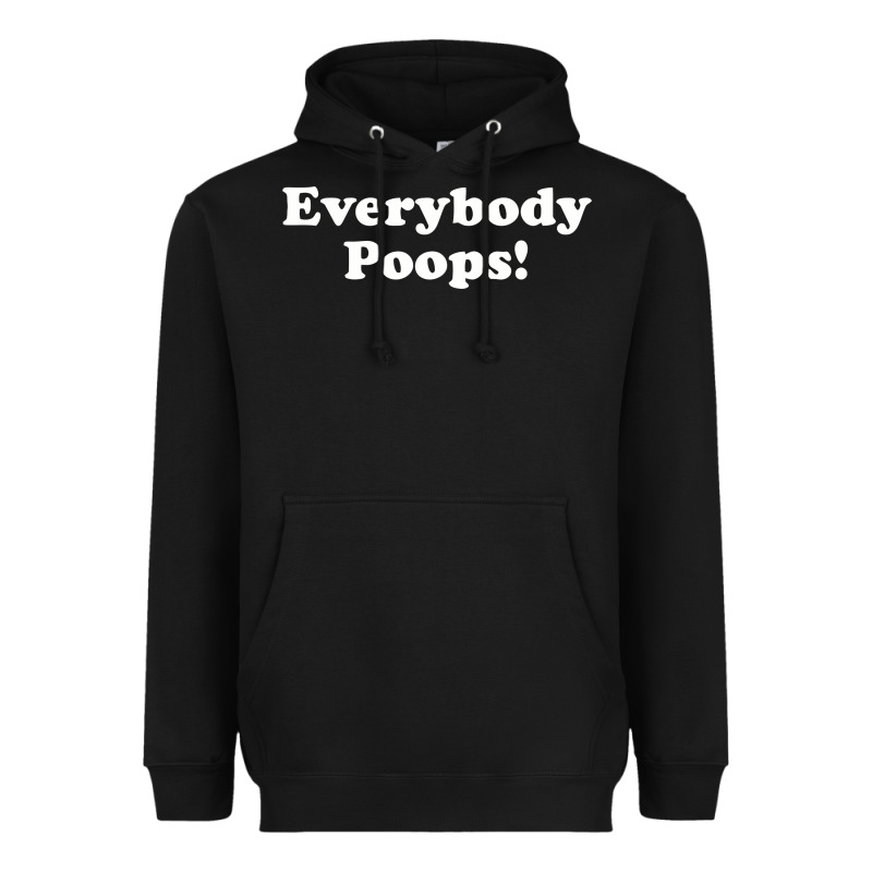 Everybody Poops Heavyweight Hoodie by linhVisuals | Teevron