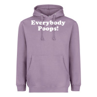 Lavender everybody poops Heavyweight Hoodie - linhVisuals