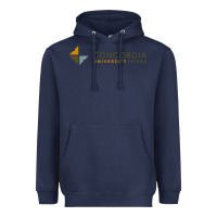 Navy Concordia University Irvine Heavyweight Hoodie - linhVisuals