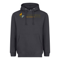 Smoke Concordia University Irvine Heavyweight Hoodie - linhVisuals