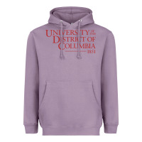Lavender University of the District of Columbia Heavyweight Hoodie - linhVisuals