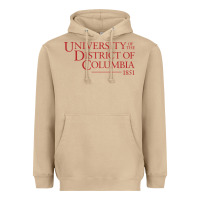 Mushroom University of the District of Columbia Heavyweight Hoodie - linhVisuals