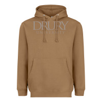 Toasted Coconut Drury University Heavyweight Hoodie - linhVisuals