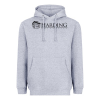 Heather Grey Harding University Heavyweight Hoodie - linhVisuals