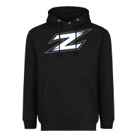 Black akron zips Heavyweight Hoodie - linhVisuals