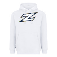 White akron zips Heavyweight Hoodie - linhVisuals