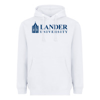 White Lander University Heavyweight Hoodie - linhVisuals
