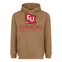 Toasted Coconut Edinboro University Heavyweight Hoodie - linhVisuals