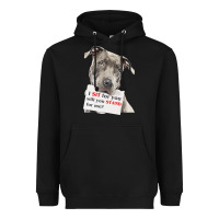 Black pitbull t  shirt i sit for you will you stand for me t  shirt Heavyweight Hoodie - linhVisuals