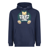 Navy feed me snrlx Heavyweight Hoodie - linhVisuals