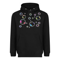 Black bubbles t  shirt bubbles t  shirt Heavyweight Hoodie - linhVisuals